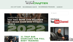 gymcrafter.com Screenshot