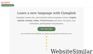 gymglish.com Screenshot