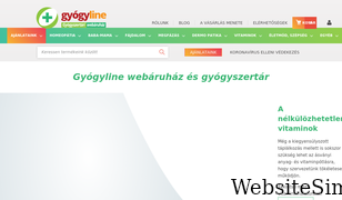 gyogyline.hu Screenshot
