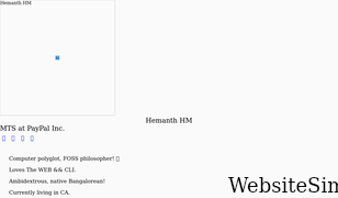 h3manth.com Screenshot