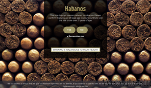 habanos.com Screenshot