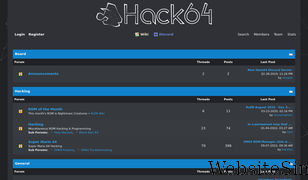 hack64.net Screenshot