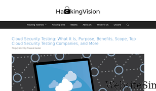 hackingvision.com Screenshot