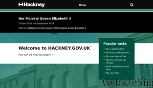 hackney.gov.uk Screenshot