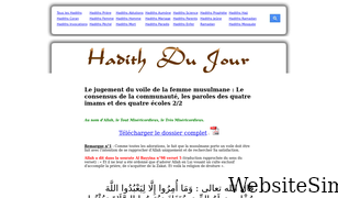 hadithdujour.com Screenshot