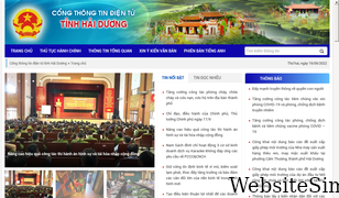 haiduong.gov.vn Screenshot
