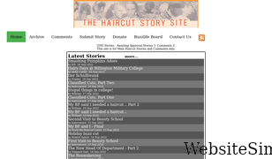 haircutstory.net Screenshot
