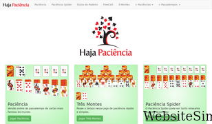 hajapaciencia.com.br Screenshot