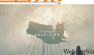 half-life.com Screenshot