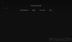 halston.com Screenshot