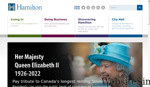 hamilton.ca Screenshot