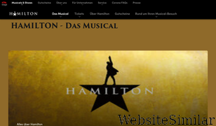 hamiltonmusical.com Screenshot