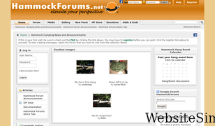 hammockforums.net Screenshot
