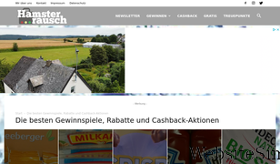 hamsterrausch.de Screenshot