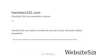 hamsters101.com Screenshot