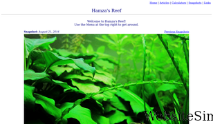 hamzasreef.com Screenshot