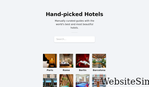 hand-picked-hotels.com Screenshot