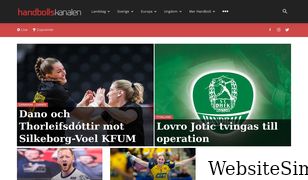 handbollskanalen.se Screenshot