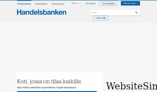 handelsbanken.fi Screenshot