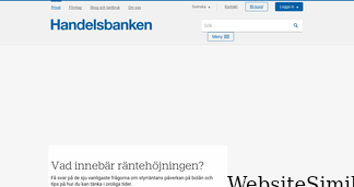 handelsbanken.se Screenshot