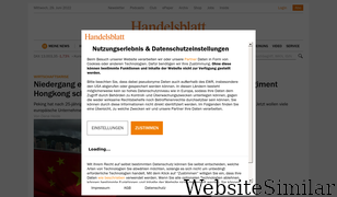 handelsblatt.com Screenshot