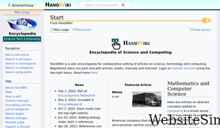 handwiki.org Screenshot
