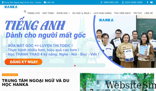 hanka.edu.vn Screenshot