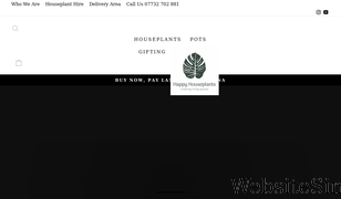 happyhouseplants.co.uk Screenshot