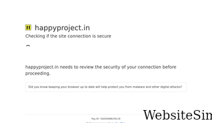 happyproject.in Screenshot