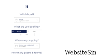 harbourhotels.co.uk Screenshot