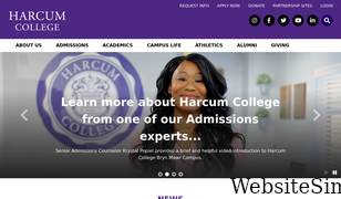 harcum.edu Screenshot
