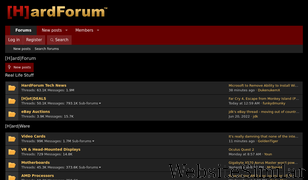 hardforum.com Screenshot