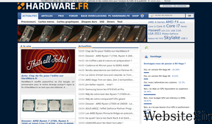hardware.fr Screenshot