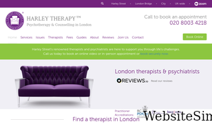 harleytherapy.co.uk Screenshot