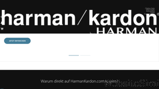 harmankardon.com Screenshot