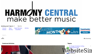 harmonycentral.com Screenshot