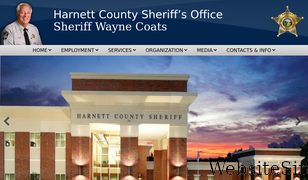 harnettsheriff.com Screenshot
