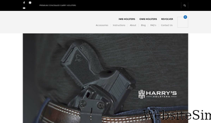 harrysholsters.com Screenshot