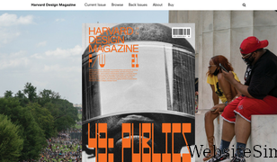 harvarddesignmagazine.org Screenshot