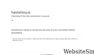 hashshiny.io Screenshot