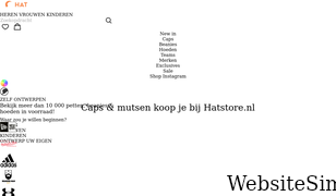 hatstore.nl Screenshot