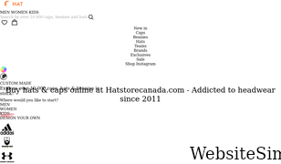 hatstorecanada.com Screenshot