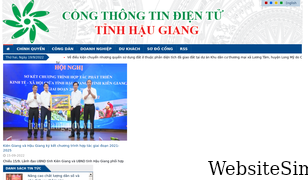 haugiang.gov.vn Screenshot
