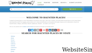hauntedplaces.org Screenshot