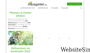 hausgarten.net Screenshot