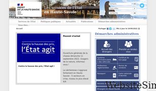 haute-savoie.gouv.fr Screenshot