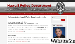 hawaiipolice.com Screenshot