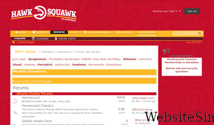 hawksquawk.net Screenshot