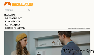 haziallat.hu Screenshot