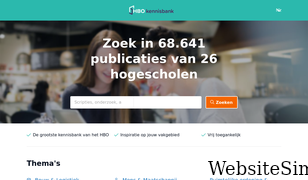 hbo-kennisbank.nl Screenshot